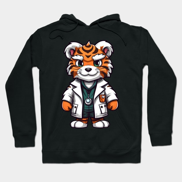 doctor tiger Hoodie by javierparra